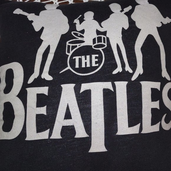 Rag Frog Revival  Throw pillow cover Up-cycled from a T-shirt size 12"x12" - Picture 4 of 4